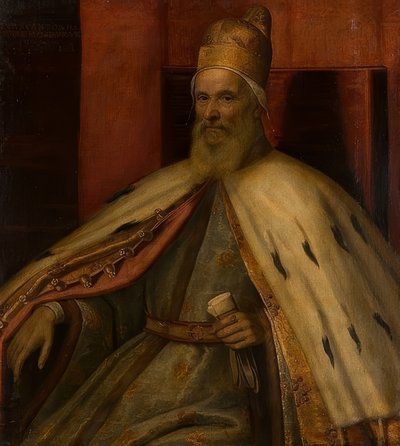 Portret van doge Marcantonio Memmo door Leandro Bassano