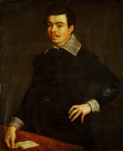 Portret van Daniel Hopffer door Leandro Bassano