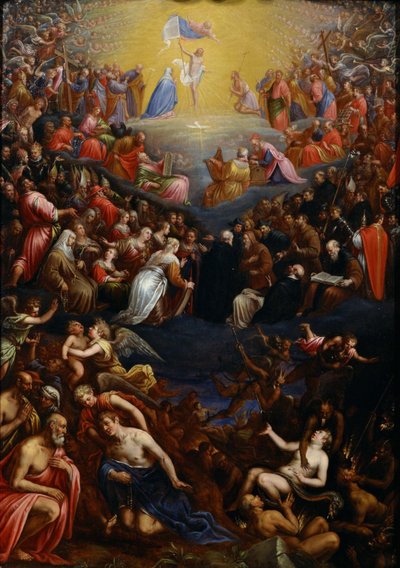 Het Laatste Oordeel door Leandro Bassano