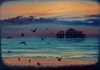 Brighton stormachtig, 2023 door Lee Campbell