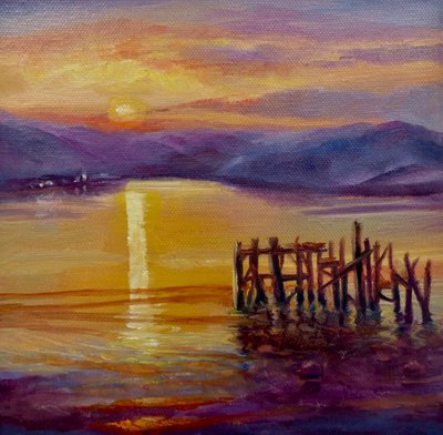 Oude Steiger, Isle of Bute, 2019 door Lee Campbell
