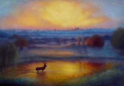 Richmond Park Eerste Licht door Lee Campbell