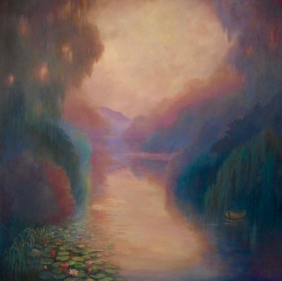 Eerbetoon aan Monet door Lee Campbell
