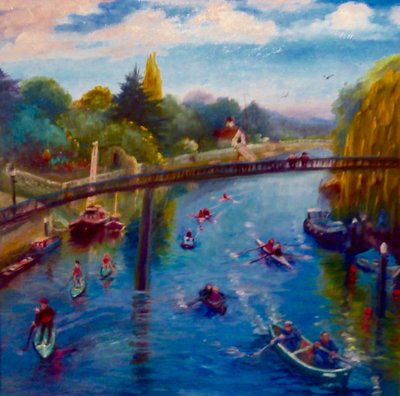 Twickenham Drijvend, 2019 door Lee Campbell