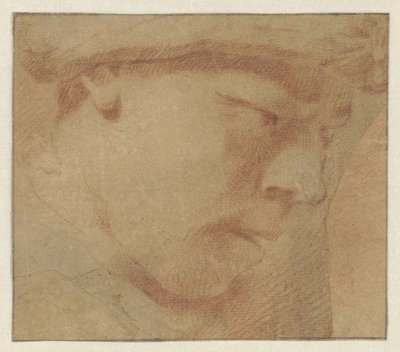 Hoofd van een jongen, naar rechts door Leendert van der Cooghen (manner of)