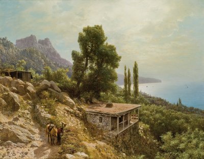 Bij Ay-Petri op de Krim, 1890 door Lef Feliksovich Lagorio