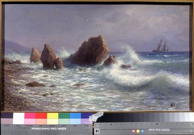 Aan de kust van Livadia door Lef Feliksovich Lagorio