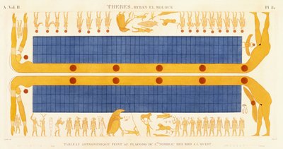 Thebe, Byban el Molouk, ca. 1809-1812 door Legentil (after)