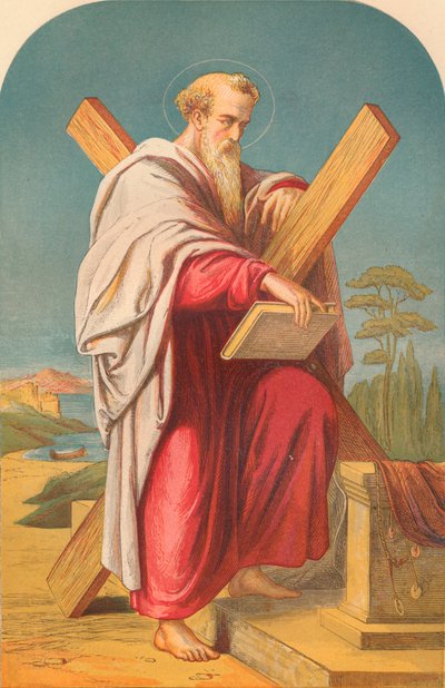 St. Andreas, midden-late 19e eeuw door Leighton Brothers
