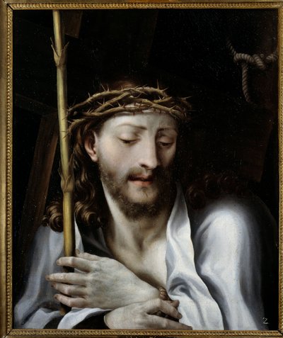 Christus met het riet zegt Christus doornenkroon schilderij door Lelio Orsi door Lelio Orsi da Novellara