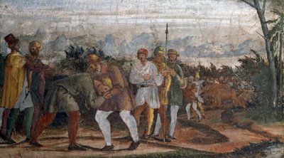 Scène uit het leven van de Verloren Zoon, door Kring van Lelio Orsi, Rocca di Novellara, Emilia-Romagna, Italië door Lelio Orsi da Novellara