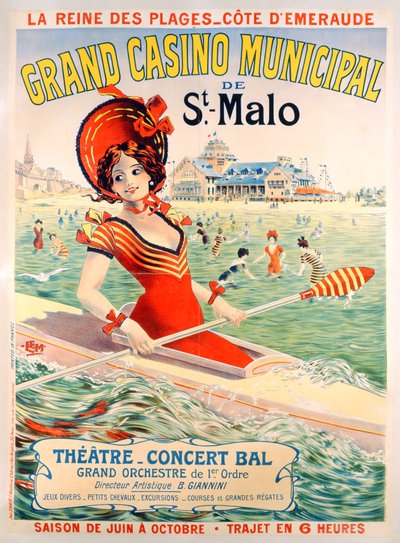 St. Malo poster door Lem Lem