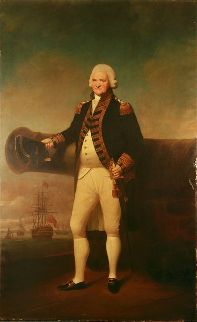 Admiraal Sir Peter Parker (1721-1811), c.1799 door Lemuel Francis Abbott