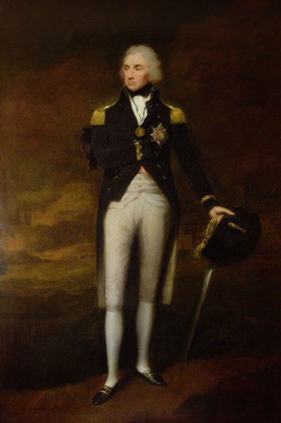 Portret van Admiraal Viscount Nelson (1758-1805) door Lemuel Francis Abbott