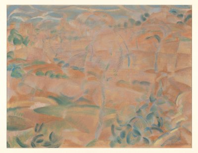 Landschap op Mallorca door Leo Gestel (signed by artist)