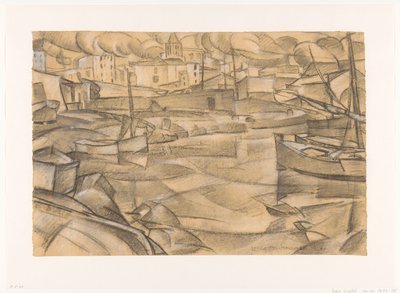 Mallorca - 1914 door Leo Gestel (signed by artist)