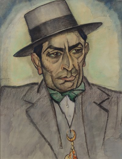 Een man in Spaanse kleding, c. 1914 door Leo Gestel