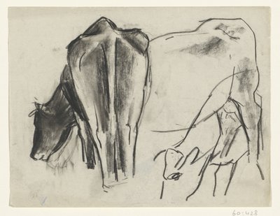 Drie koeien door Leo Gestel