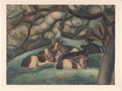 Koeien in de Beemster door Leo Gestel