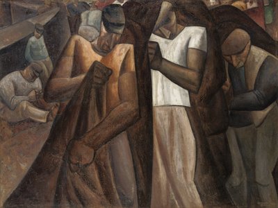 Nettendragers, c.1924 door Leo Gestel