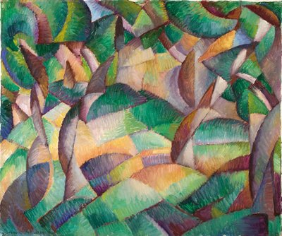 Olijfboomgaard, Mallorca door Leo Gestel