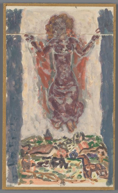 Ontwerp voor band van: Karl Baarslag, S.O.S., [1936-1937] door Leo Gestel