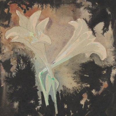 Twee Bloemen (1902)  Square By Leo Gestel door Leo Gestel