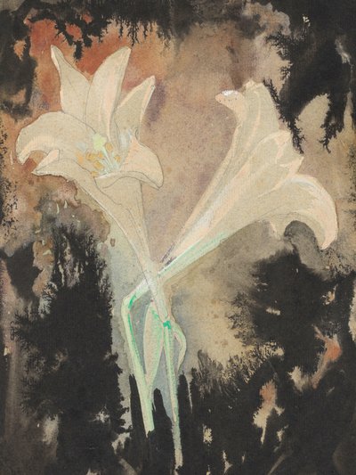 Twee Bloemen (1902)  Stretch By Leo Gestel door Leo Gestel