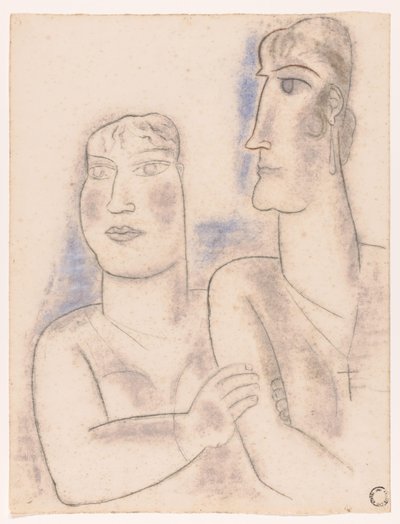 Twee vrouwen door Leo Gestel