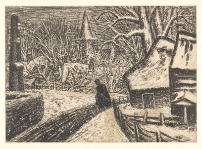Winter in Blaricum door Leo Gestel