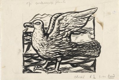 Zeemeeuw door Leo Gestel