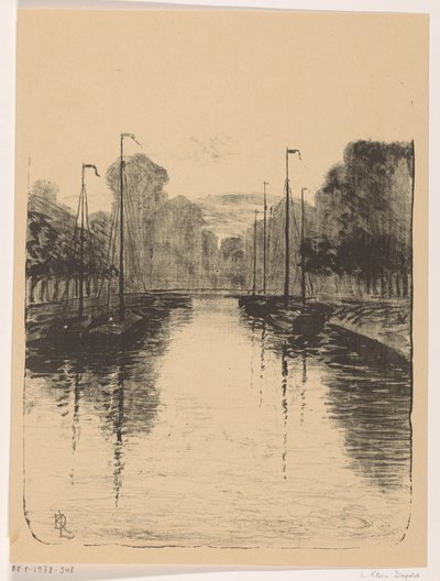 Singel te Utrecht door Leo Klein von Diepold