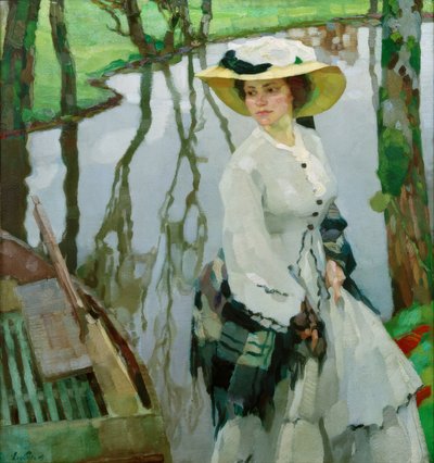 Aan de oever door Leo Putz