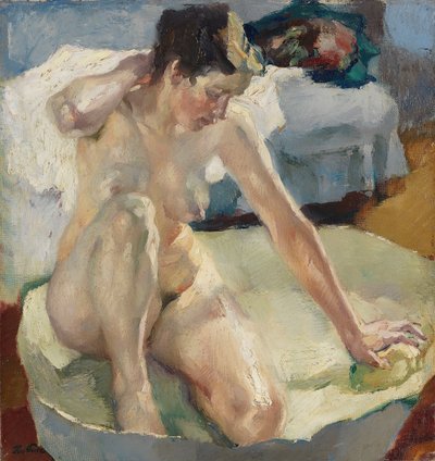 In het bad II door Leo Putz