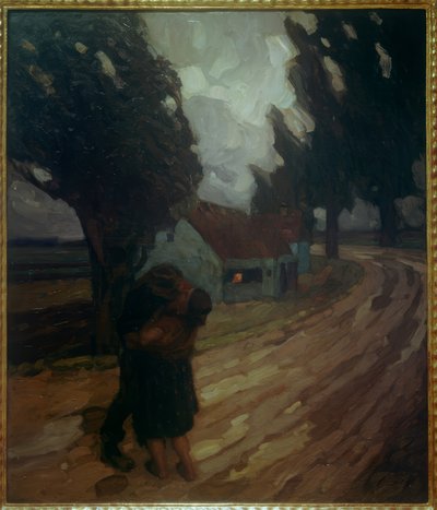 Herfststorm door Leo Putz