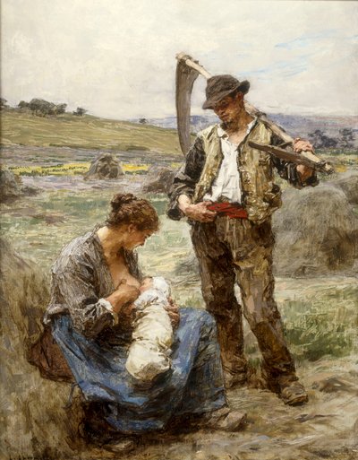 Moederschap door Leon Augustin Lhermitte