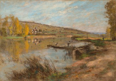 Quai au Sable, Chartèves door Leon Augustin Lhermitte