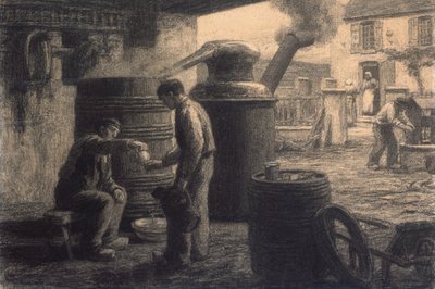 De distilleerderij; Les Degustateurs d