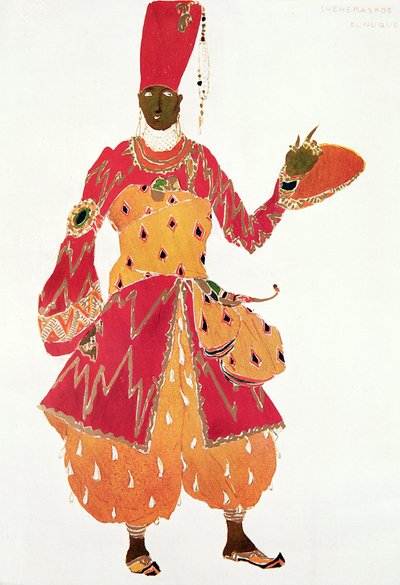 Een eunuch, uit het ballet 