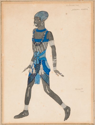 Een kostuumontwerp voor "Cleopatra", 1910 door Leon Bakst