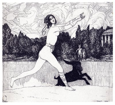 Oud Visie magazine Zolotoe Runo 1906 nr. 4, 1906 door Leon Bakst