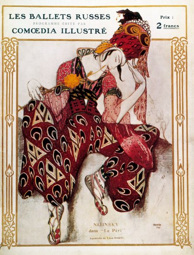 Kostuumontwerp voor Nijinsky in het ballet 