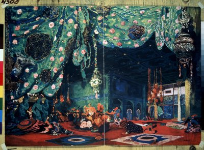 Decor voor het ballet 