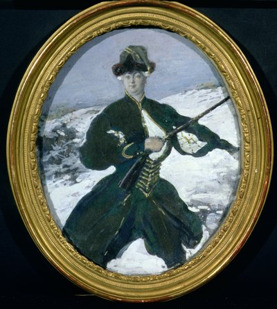 Keizerin Elizabeth (1709-61) op jacht, 1902 door Leon Bakst