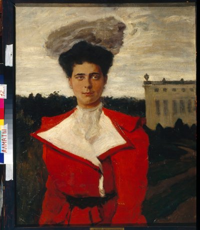 Portret van groothertogin Elena Vladimirovna van Rusland (1882-1957) door Leon Bakst
