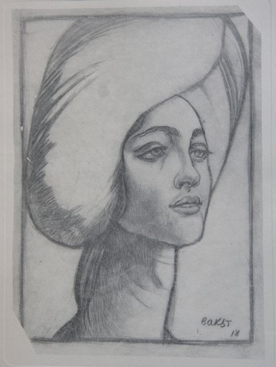 Portret van madame T. door Leon Bakst