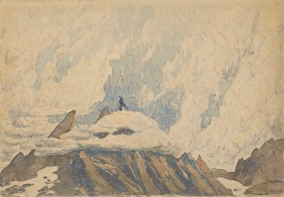 Toneelontwerp voor het ballet La damnation de Faust door Hector Berlioz, begin jaren 1920 door Leon Bakst