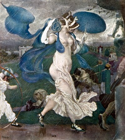 De Regenbui, decorontwerp voor een ballet, 1906 door Leon Bakst