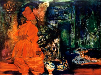 Het geheim van de harem, decorontwerp voor een ballet, ca. 1913 door Leon Bakst
