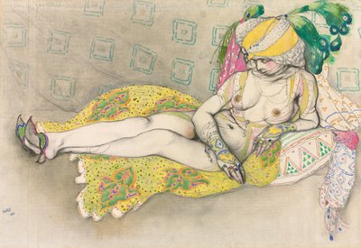 De Gele Sultana door Leon Bakst